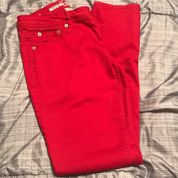red skinny jeans target